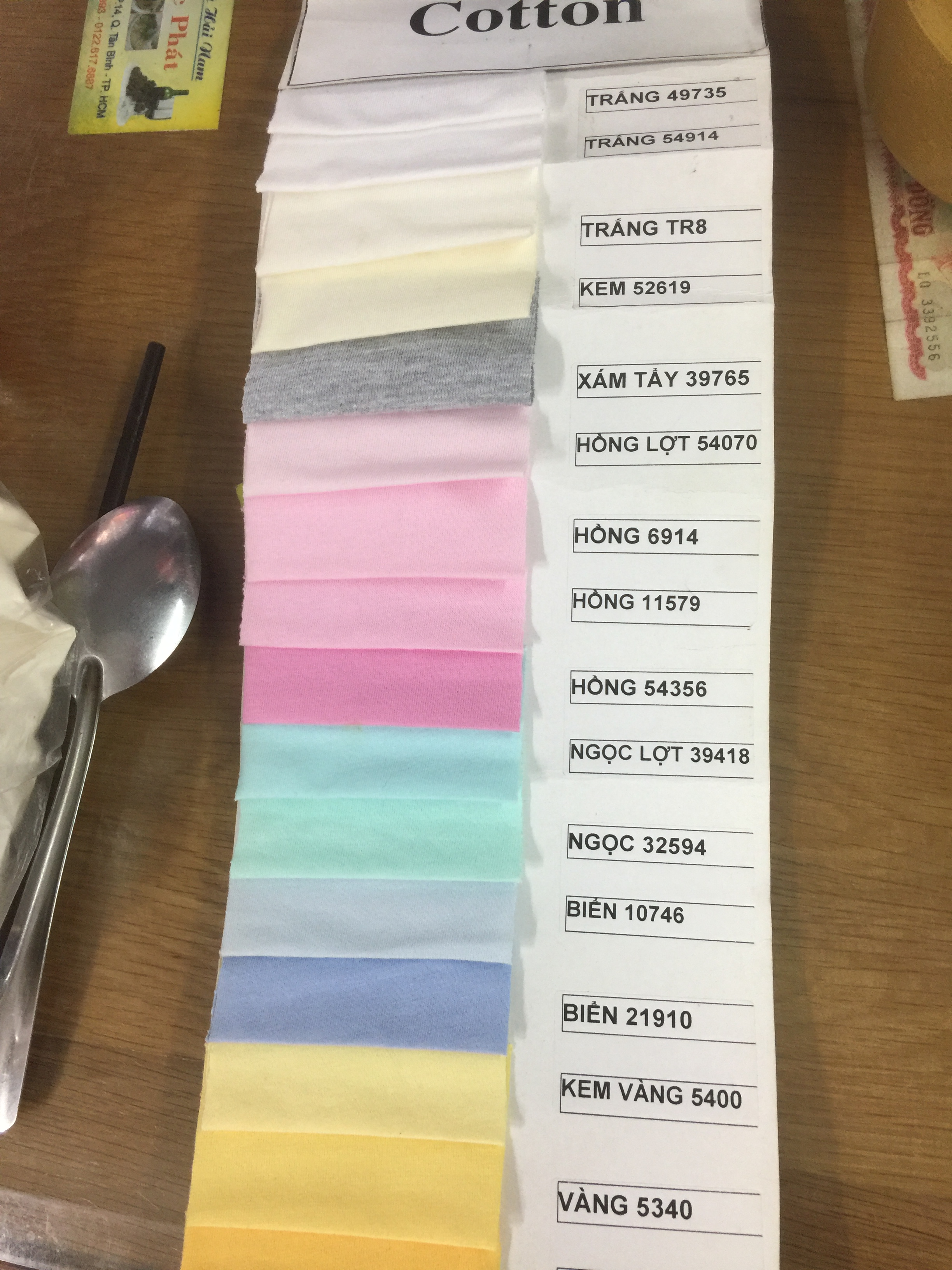Bảng báo giá các loại vải may mặc tại cửa hàng vải Thanh Hồng